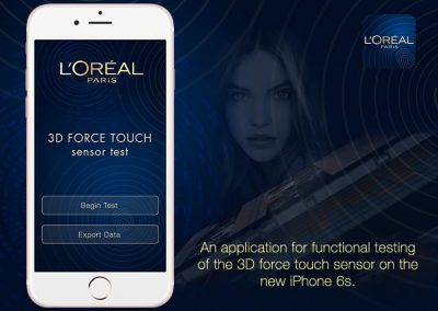 L’Oreal 3D Force Touch